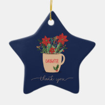 Custom Relation Vielen Dank an Christmas Poinsetti