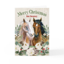 Custom Relation Western Themed Horse Weihnachten