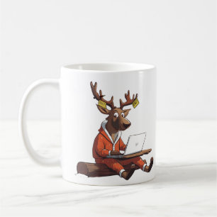 Custom Remote Work Coffee Tasse - Wifi Life Art