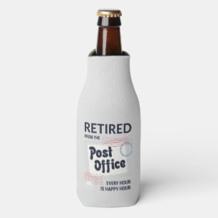 Custom Remüde Postarbeiter Mailman Retirement Flaschenkühler