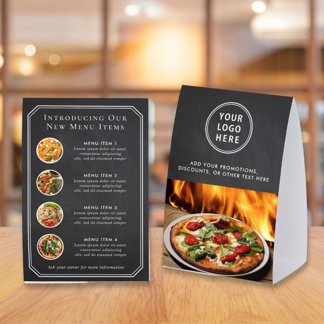 Custom Restaurant Promo Chalkboard Tischaufsteller (Von Creator hochgeladen)