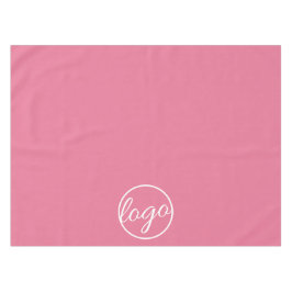 Custom Restaurant Trade Show Business Logo Pink Tischdecke