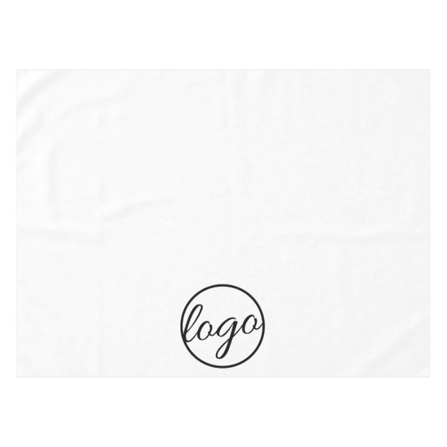 Custom Restaurant Trade Show Business-Logo Tischdecke (Vorderseite (Horizontal))