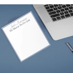 Custom Retiree's humorous note pad Notizblock<br><div class="desc">Great gift for new retiree!</div>