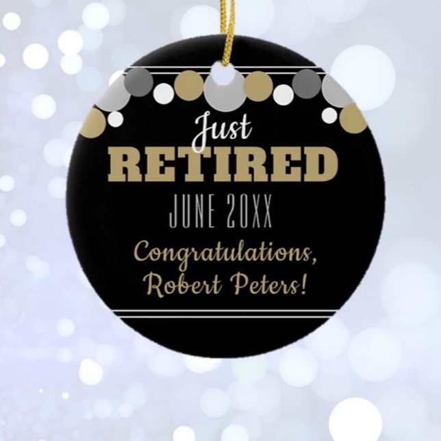 Custom retirement ornament (Von Creator hochgeladen)