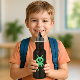 Custom Retro Alien Water Bottle Edelstahlflasche