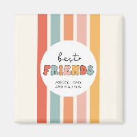 Custom Retro Best Friends Beste Freundinnen Niedli