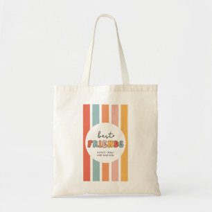 Custom Retro Best Friends Beste Freundinnen Niedli Tragetasche