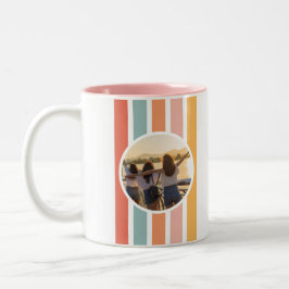 Custom Retro Best Friends Beste Freundinnen Niedli Zweifarbige Tasse