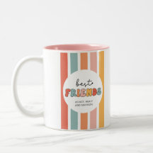 Custom Retro Best Friends Beste Freundinnen Niedli
