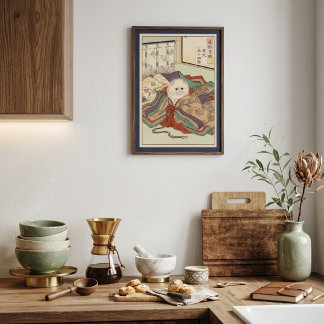 CUSTOM Retro Boy on Rocking Horse Art Print  Poster