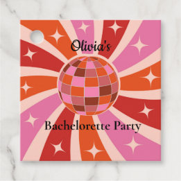 Custom Retro Disco Junggeselinnen-Abschied Geschenkanhänger
