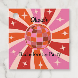 Custom Retro Disco Junggeselinnen-Abschied Geschenkanhänger