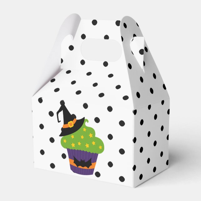 Custom Retro Funky Halloween Geschenkschachtel (Vorderseite)