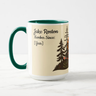 Custom Retro Hiking Club 70s Style Adventure Tasse