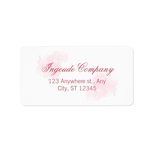Custom Return Address Label Adressaufkleber (Vorne)