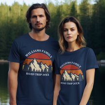 Custom Road Trip Mountain Sunset Family Wiedersehe