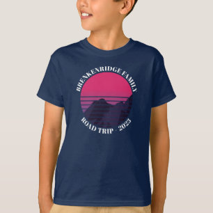 Custom Road Trip Retro Family Wiedersehen T-Shirt