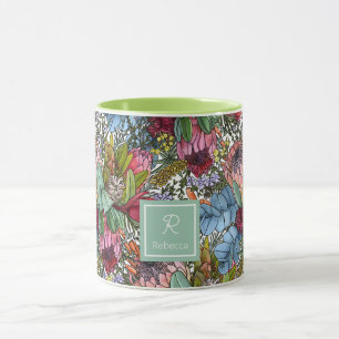 Custom Romantic Australian Summer Blume Tasse