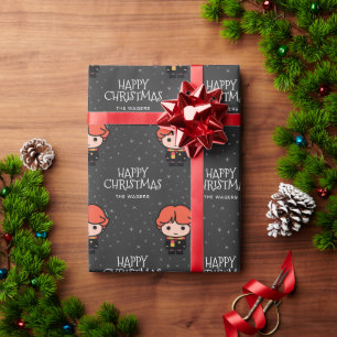 Custom Ron Weasley Cartoon   Frohe Weihnachten Geschenkpapier