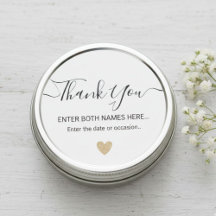  Custom Round Printed Favor Tags