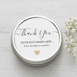 Custom Round Printed Favor Tags Runder Aufkleber