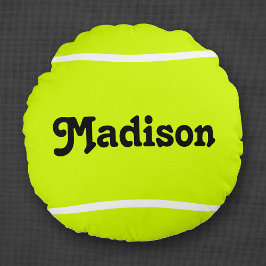 Custom Round Tennis Ball Pillow für Tennisspieler Rundes Kissen