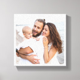Custom Rounded Corner Photo Family Leinwanddruck