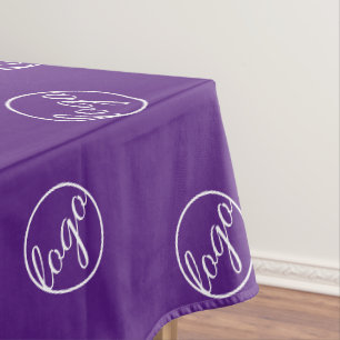 Custom Royal Lila Trade Show Logo Business Tischdecke