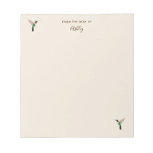 Custom Ruby-throated Hummingbirds Notepad