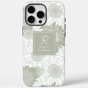 Custom Sage Sonnenblume iPhone 16 Pro Max Hülle