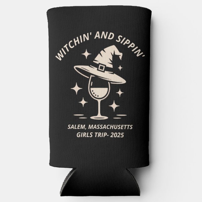 Custom Salem Halloween Festival Shirt 2025 Selters Dosenkühler (Vorderseite)