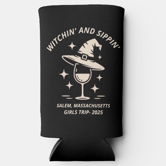 Custom Salem Halloween Festival Shirt 2025 Selters Dosenkühler (Vorderseite)