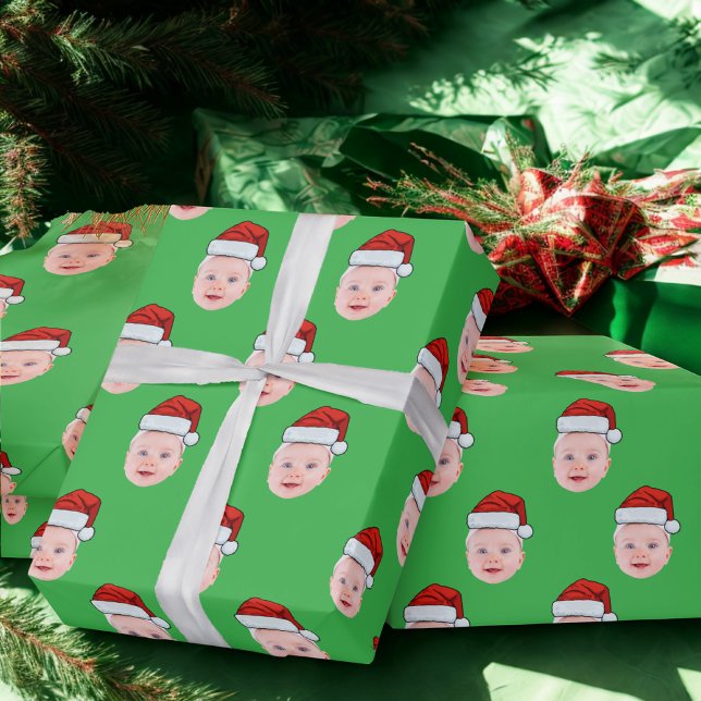 Custom Santa Claus Gift Wrap, Gesicht Geschenkpapier (Von Creator hochgeladen)