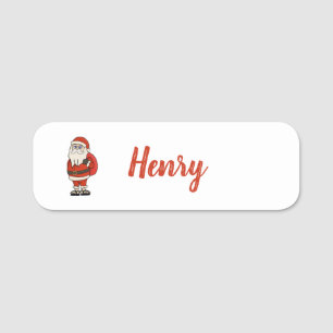 Custom Santa Claus Weihnachts Flip Flops Namensschild
