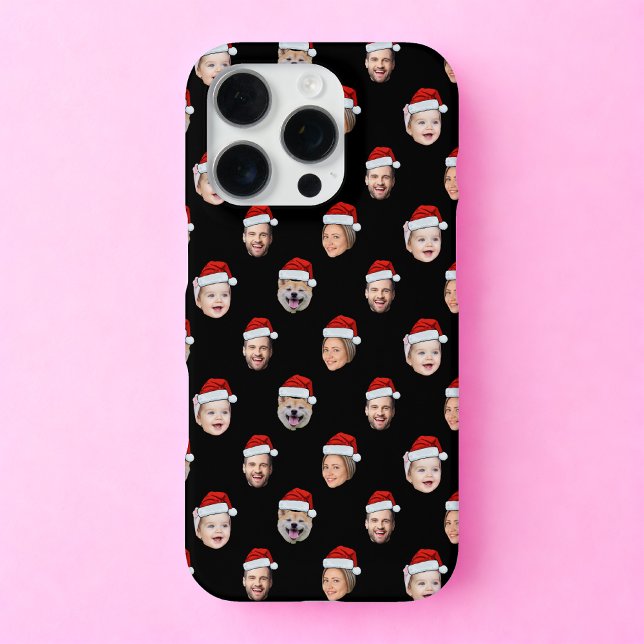 Custom Santa Face iPhone X|11|12|13|14|15|16 Case iPhone 16 Pro Hülle (Von Creator hochgeladen)