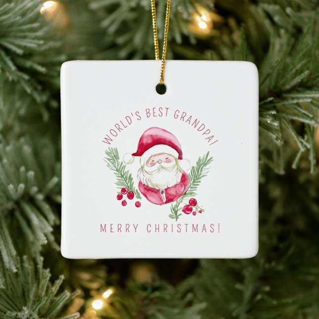 Custom Santa Ornament DIY Weihnachtsvibe (Baum)