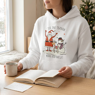 Custom Santa Snowman Star Hygge Weihnachtsbaum Hoodie