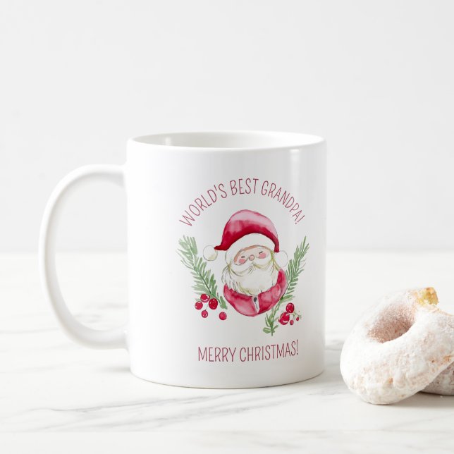 Custom Santa Tasse DIY Weihnachtsvibe (Mit Donut)