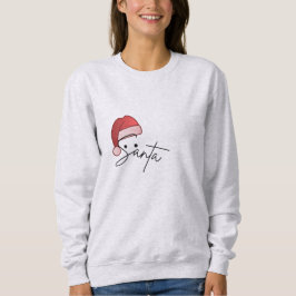 Custom Santa Typography Christmas T-Shirt – Beauti Sweatshirt