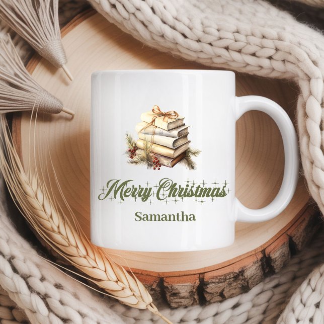Custom Scandinavian Christmas Name Coffee Mug Kaffeetasse (Custom Scandinavian Christmas Name Coffee Mug)