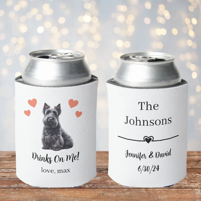 Custom Scottish Terrier Pet Wedding Can Cooler Dosenkühler (Von Creator hochgeladen)
