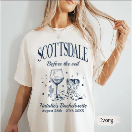 Custom Scottsdale Bache Party Before the Veil T-Shirt