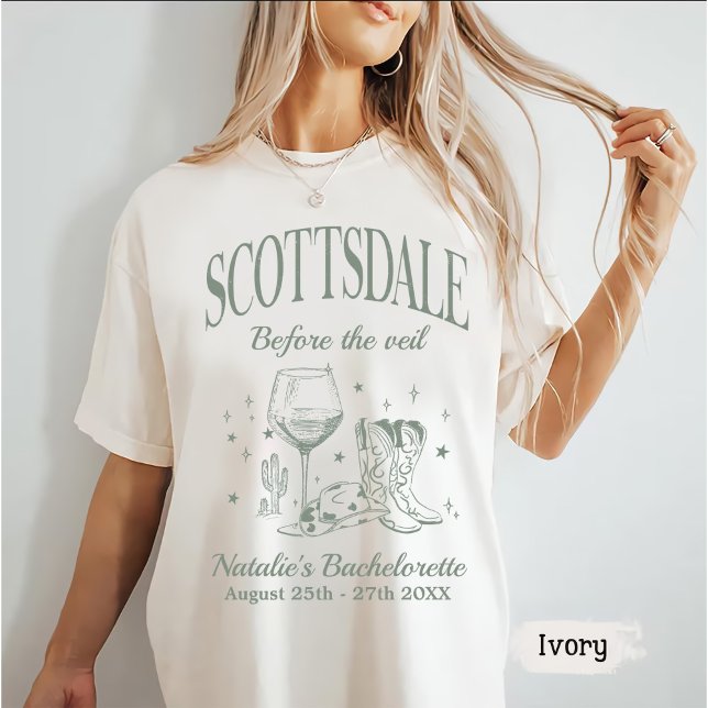 Custom Scottsdale Bache Party Before the Veil T-Shirt (Von Creator hochgeladen)