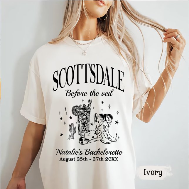 Custom Scottsdale Bache Party Before the Veil T-Shirt (Von Creator hochgeladen)