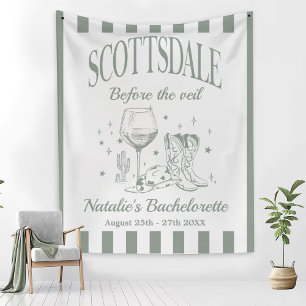 Custom Scottsdale Bache Party Before the Veil Wandteppich