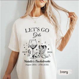 Custom Scottsdale Junggeselinnen-Abschied Let's Go T-Shirt