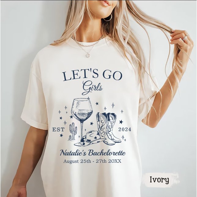 Custom Scottsdale Junggeselinnen-Abschied Let's Go T-Shirt (Von Creator hochgeladen)