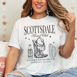 Custom Scottsdale Junggeselinnen-Abschied Social C T-Shirt