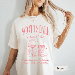Custom Scottsdale Junggeselinnen-Abschied Social C T-Shirt